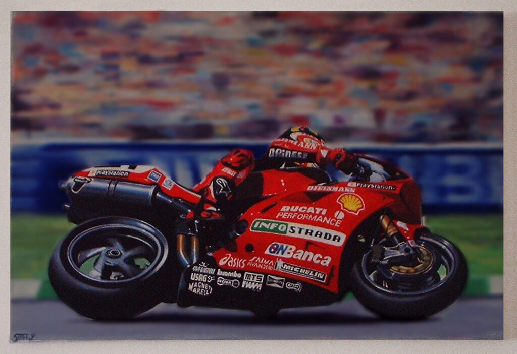 a motorcycle racing - Troy Bayless - Tony South